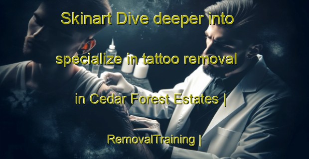 Skinart Dive deeper into specialize in tattoo removal in Cedar Forest Estates | RemovalTraining | RemovalClasses | SkinartTraining-United States